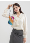 Colorful chain shoulder bag crossbody bag