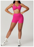 Bra+shorts sports two-piece set