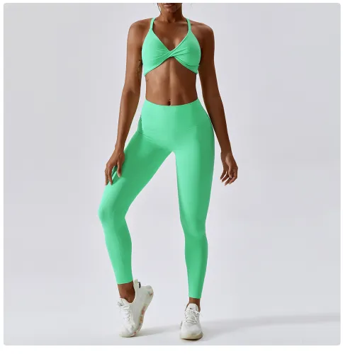 Bra+pants quick drying yoga exercise set