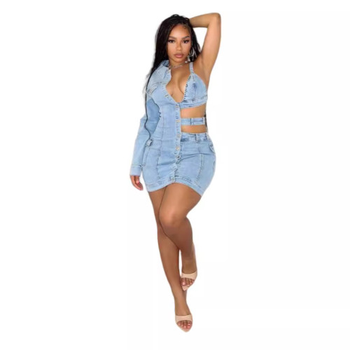 Off shoulder single sleeve stretch dress