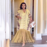 Loose tassel dress