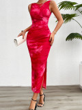 Sleeveless mesh dress