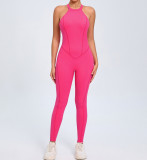 Backless sports quick drying jumpsuit