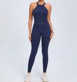 Backless sports quick drying jumpsuit