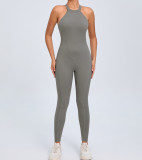 Backless sports quick drying jumpsuit