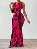Women's pullover V-neck dress