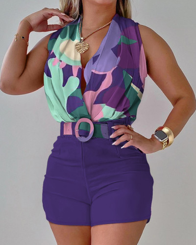 Women's sleeveless suit