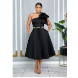 Women's Solid Color Dress