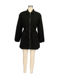 Drawstring loose workwear dress