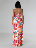 Waist tied jumpsuit