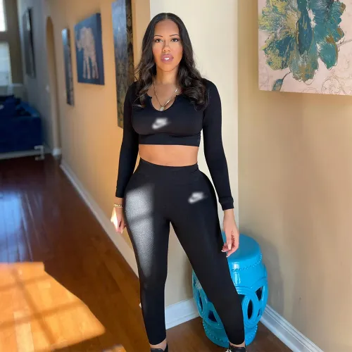 Yoga Exercise Pit Strip Two Piece Set