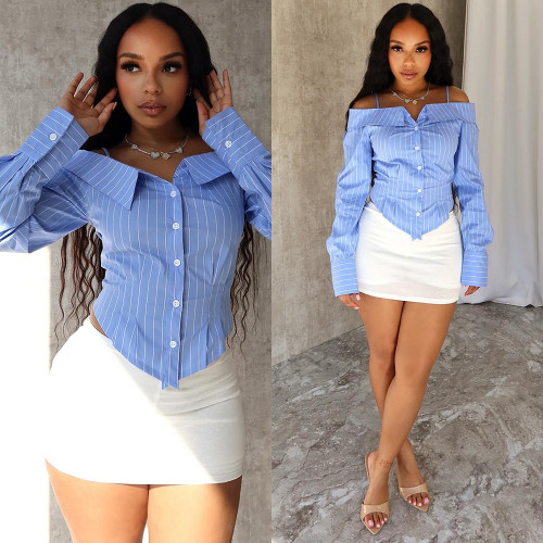 Women's shirt long sleeved top