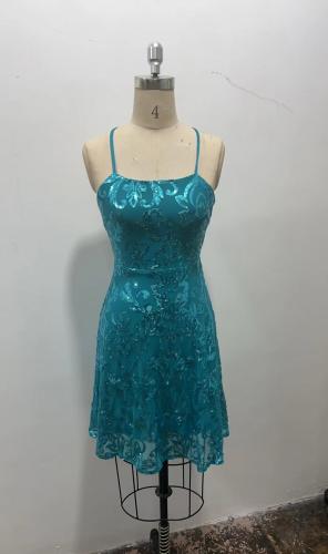 Bead Nightclub Party Dress