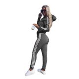 Two piece set of side line sportswear
