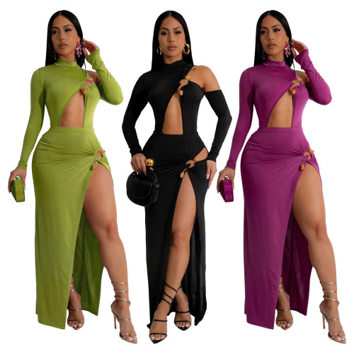 Irregular skirt set