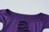 Sexy Hollow Round Neck Long Sleeved Bodycon Dress for women D3A14456A
