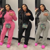 Bubble velvet long set