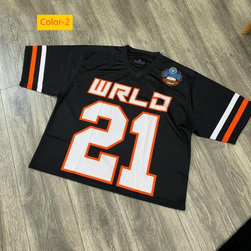 Round neck pullover short sleeved digital printed men's T-shirt