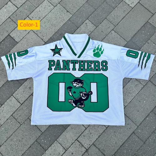 Round neck pullover short sleeved digital printed men's T-shirt