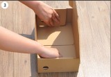 Kraft paper shoe box 37959477535