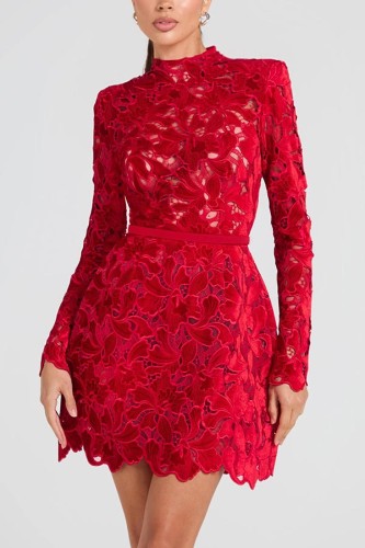 Long sleeved zipper dress