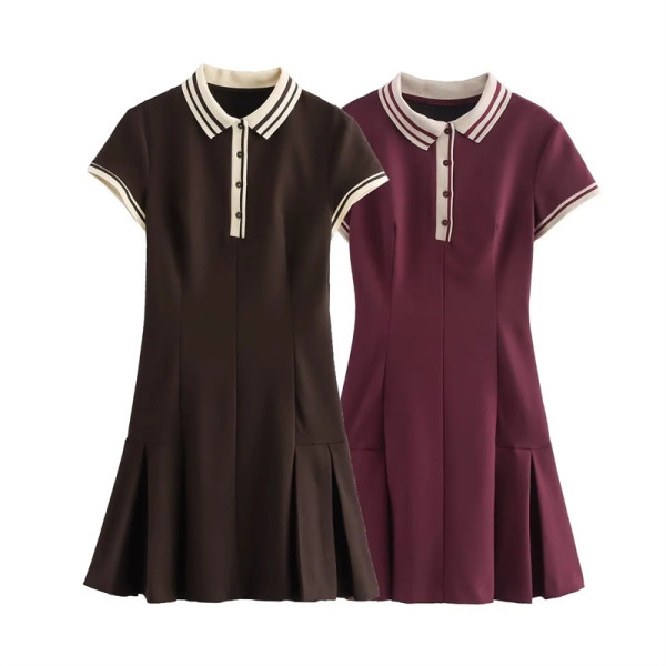 College style short sleeved women's clothing