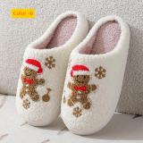 Warm cartoon cotton slippers