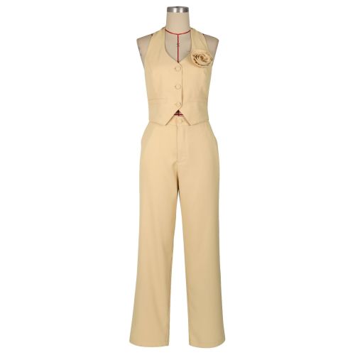Two piece suit vest vest vest set