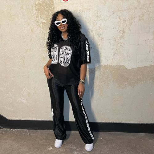 Loose printed T-shirt