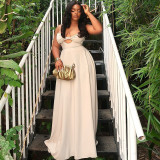 Temperament camisole sleeveless long dress