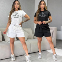 Steel pressure high-end set embroidery two-piece set