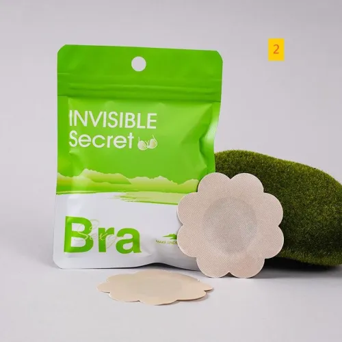 Disposable non-woven breast patch invisible chest patch (10 pieces of silk fabric)