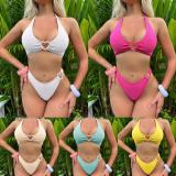 Love special fabric split swimsuit, swimsuit, bikini