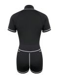 Yoga slim fit shorts set BG5070