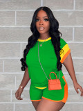 Casual loose short sleeved two-piece set
