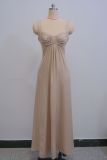 Strapless camisole backless long skirt dress