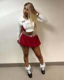 Half skirt two-piece set