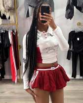 Half skirt two-piece set