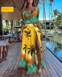 Small vest+sleeveless backless dress two-piece set