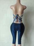 Printed chest wrap versatile set