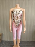 Printed chest wrap versatile set