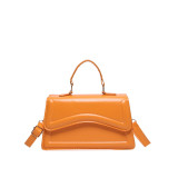 Candy colored one shoulder hand-held diagonal cross bag