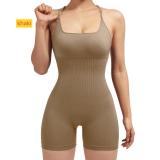 Beauty back fitness suit quick drying yoga jumpsuit set