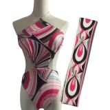 Hairband split bikini swimsuit