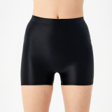 Front seamless silky high stretch oversized quick drying shorts