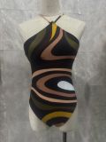 Hairband split one-piece bikini swimsuit