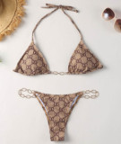 Chain bikini swimsuit