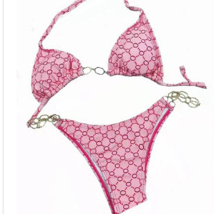 Chain bikini swimsuit