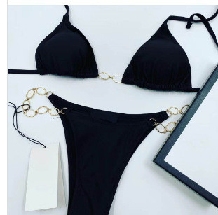 Chain bikini swimsuit