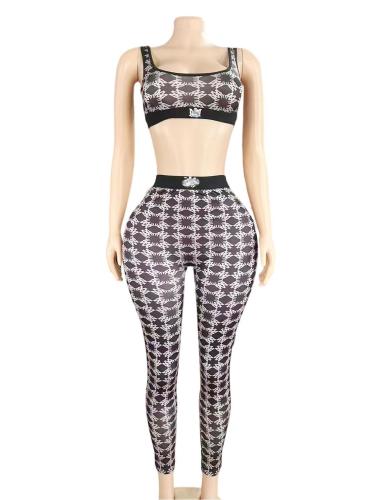 Retro vest and pants set